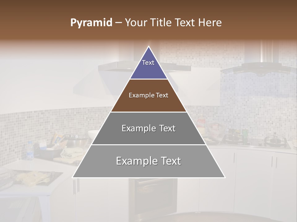 Beautiful Kitchen And Modern Kitchen Interior PowerPoint Template