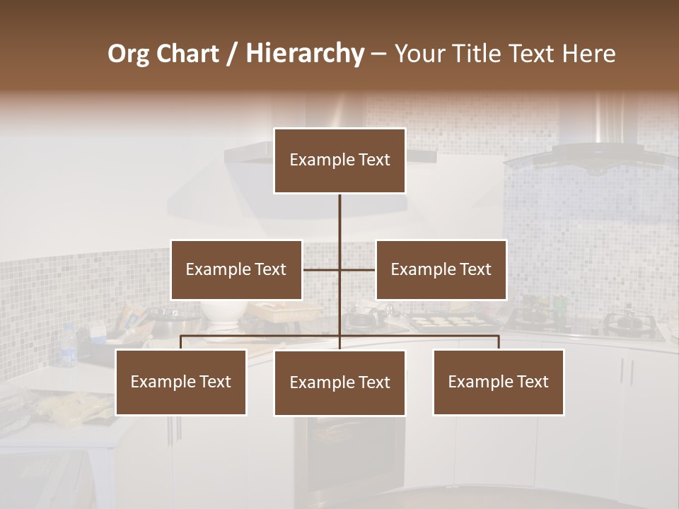 Beautiful Kitchen And Modern Kitchen Interior PowerPoint Template