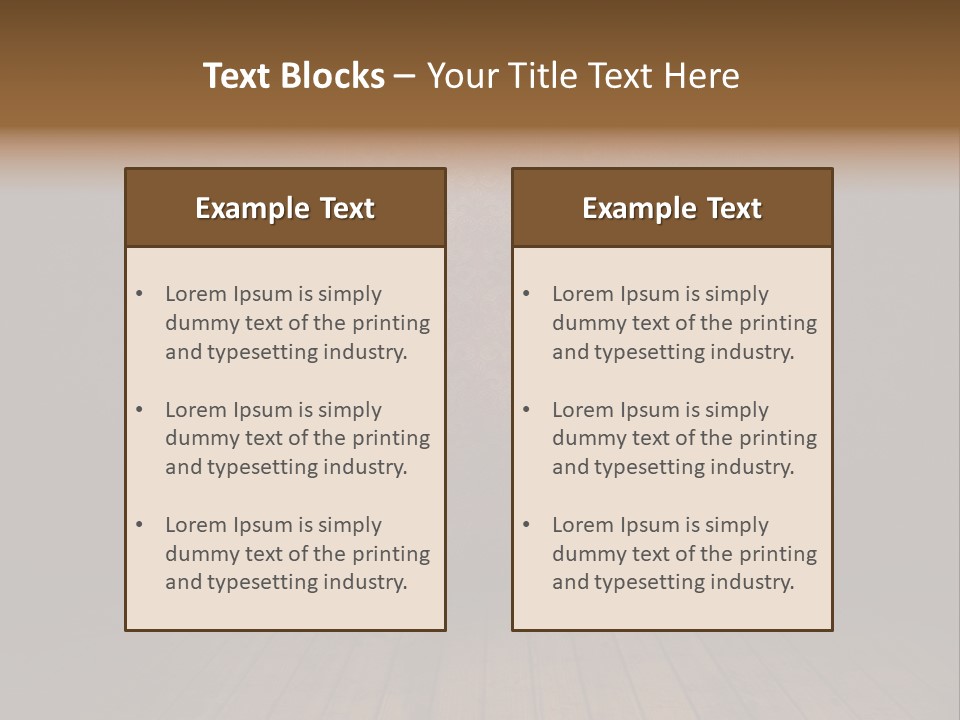 Empty Old Grungy Room With Red Vintage Wallpaper PowerPoint Template