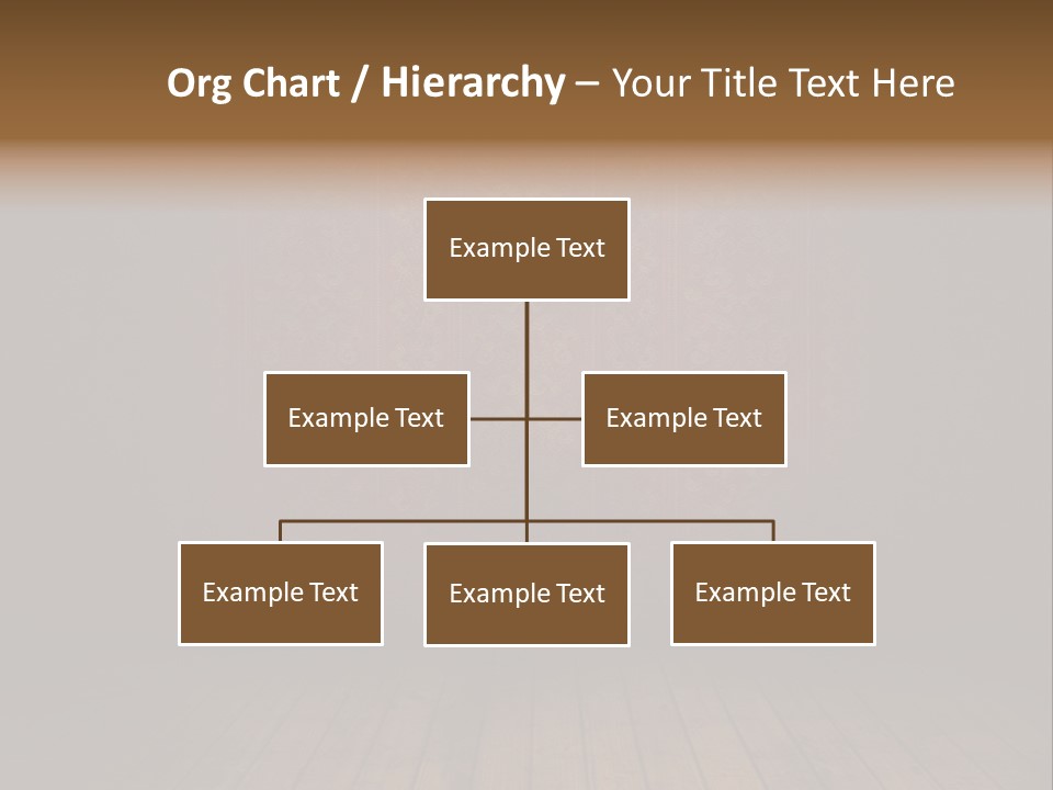 Empty Old Grungy Room With Red Vintage Wallpaper PowerPoint Template