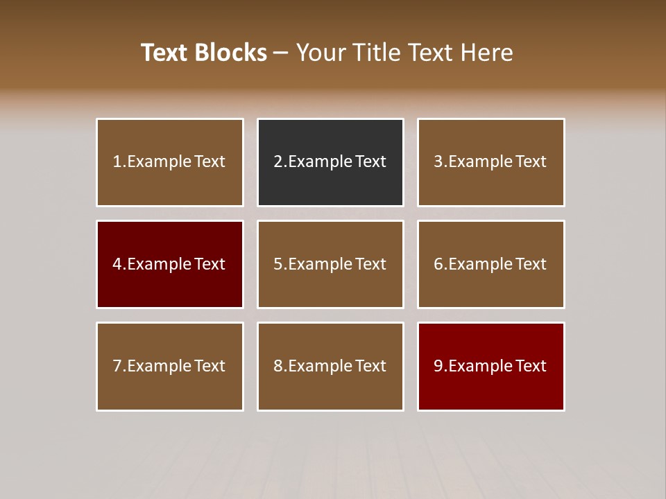 Empty Old Grungy Room With Red Vintage Wallpaper PowerPoint Template