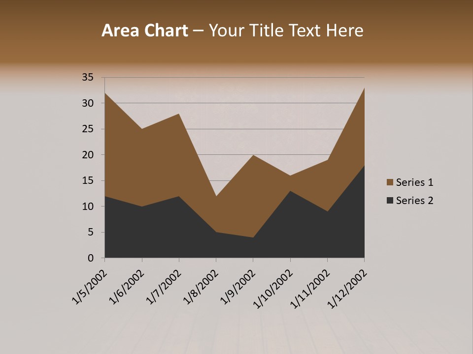 Empty Old Grungy Room With Red Vintage Wallpaper PowerPoint Template