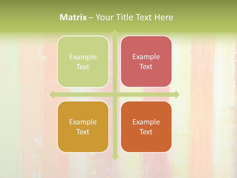 Striped Colored Background In Grunge Style PowerPoint Template