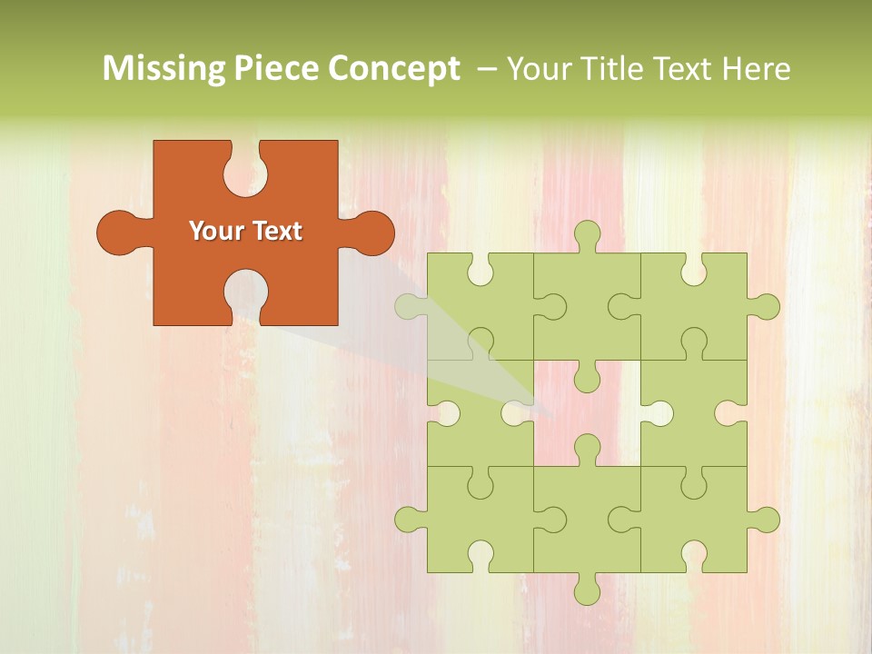 Striped Colored Background In Grunge Style PowerPoint Template