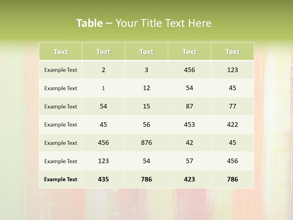 Striped Colored Background In Grunge Style PowerPoint Template