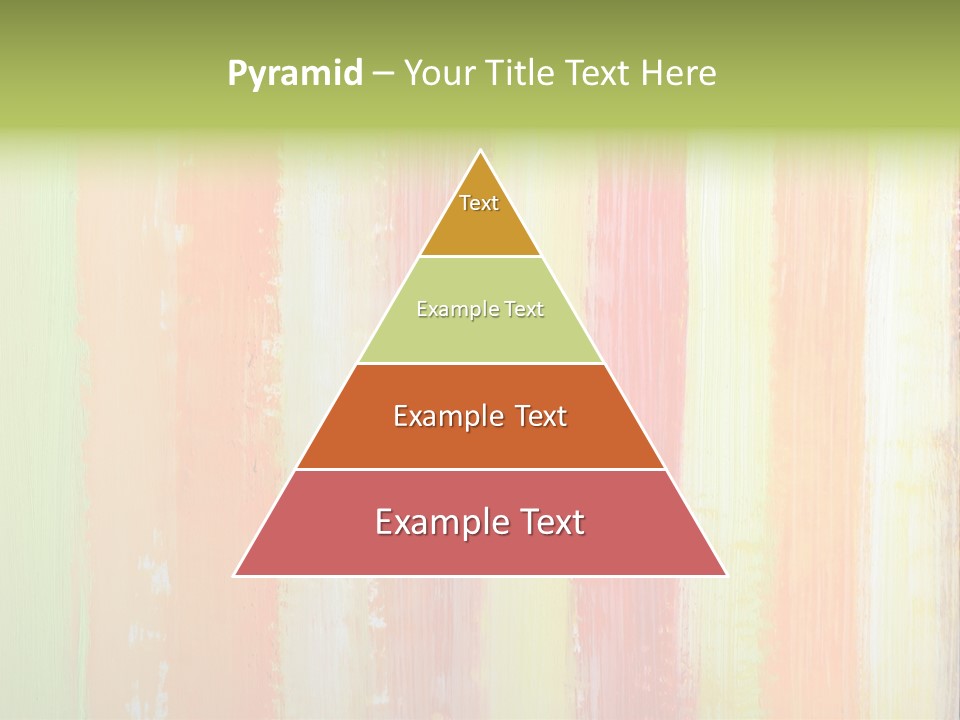 Striped Colored Background In Grunge Style PowerPoint Template