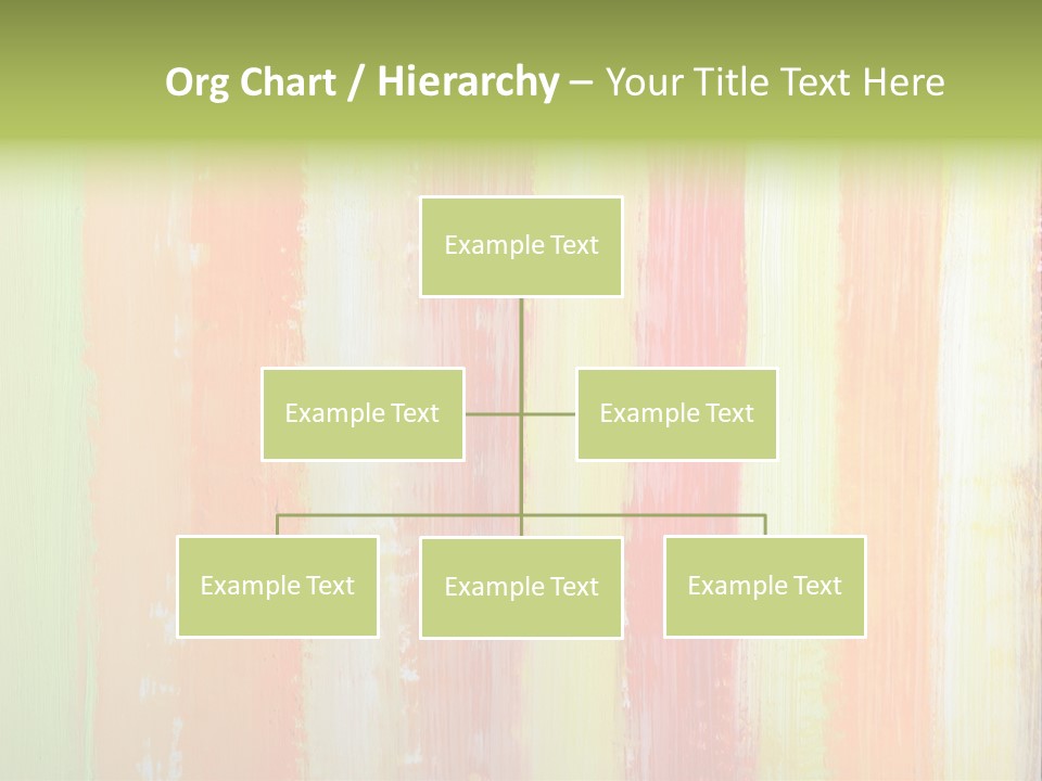Striped Colored Background In Grunge Style PowerPoint Template