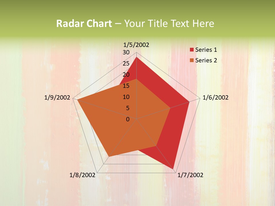 Striped Colored Background In Grunge Style PowerPoint Template