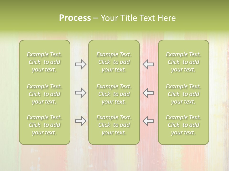 Striped Colored Background In Grunge Style PowerPoint Template