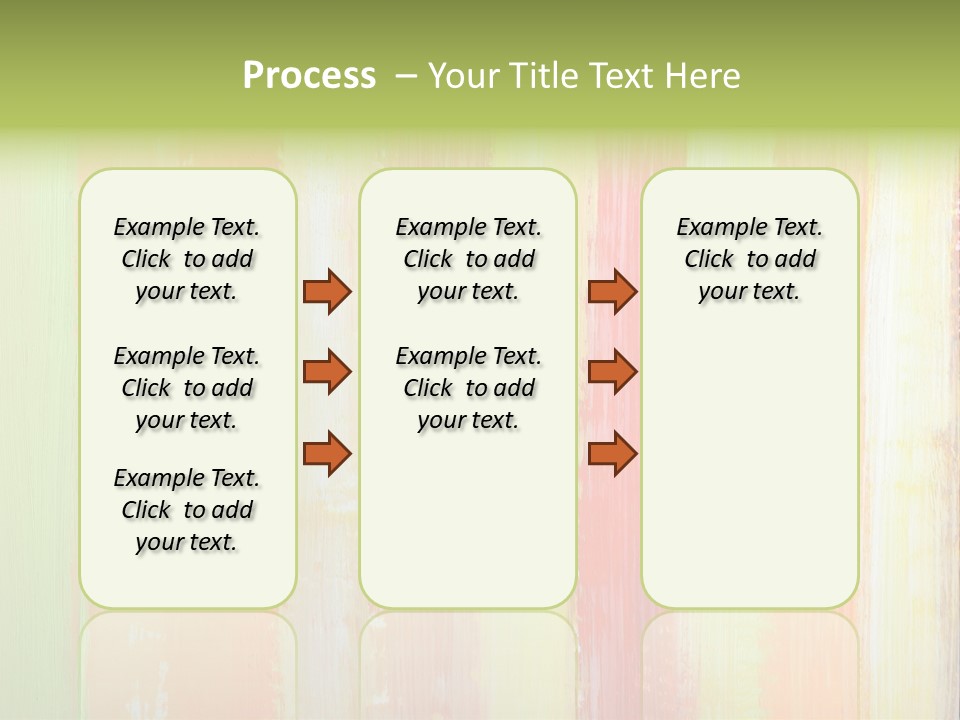 Striped Colored Background In Grunge Style PowerPoint Template