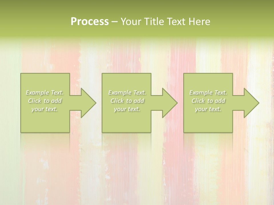 Striped Colored Background In Grunge Style PowerPoint Template