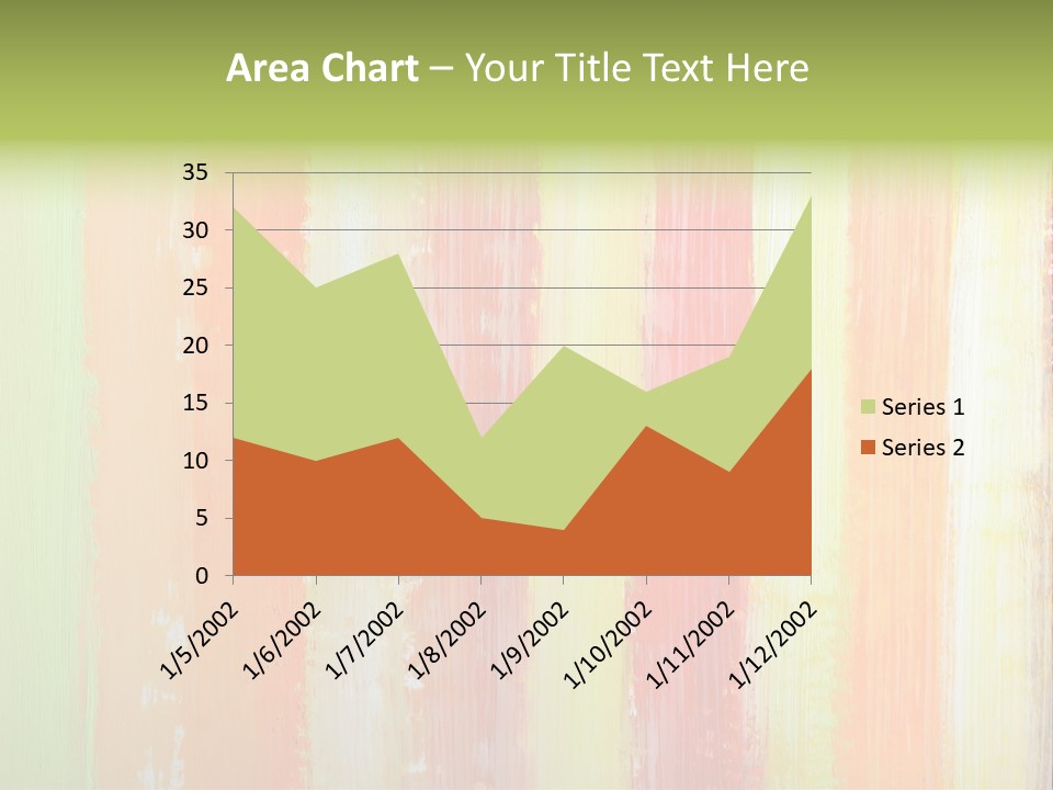 Striped Colored Background In Grunge Style PowerPoint Template