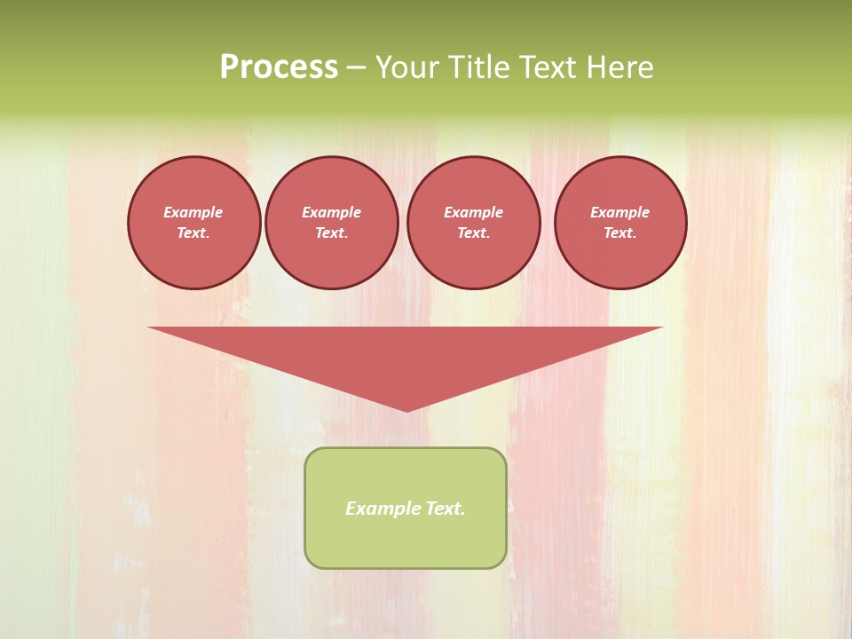 Striped Colored Background In Grunge Style PowerPoint Template