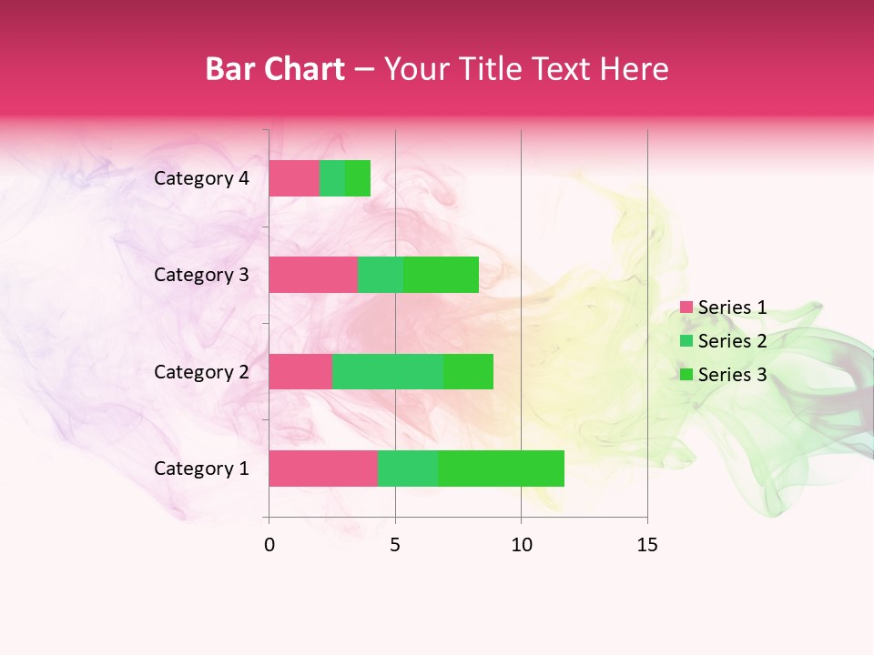 Colorful Rainbow Smoke PowerPoint Template
