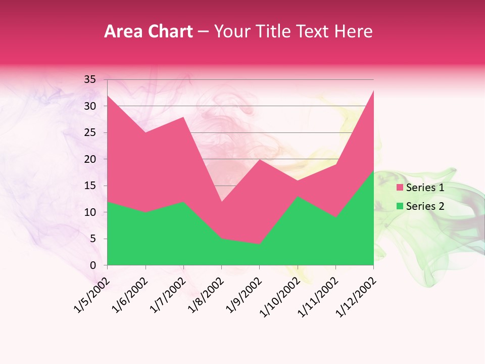 Colorful Rainbow Smoke PowerPoint Template