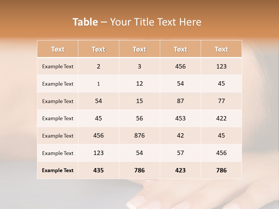 Beautiful Clean Cosmetics Woman Close Up Portrait Over White PowerPoint Template