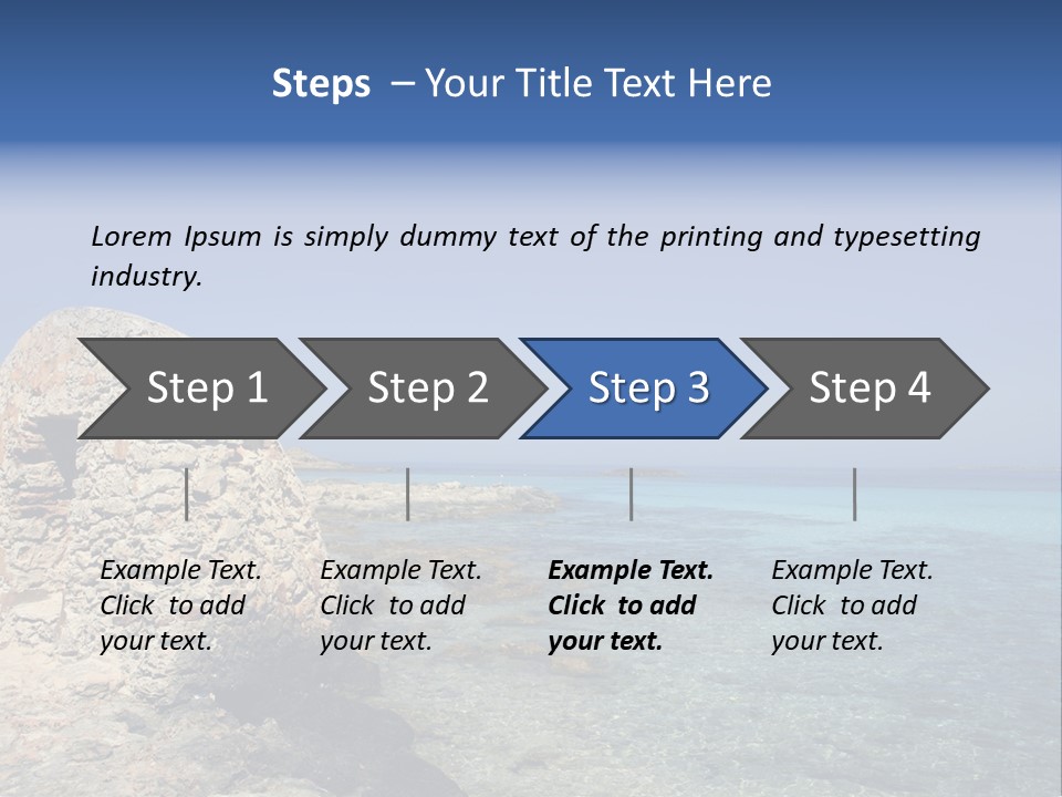 Formentera Island Near Ibiza In Mediterranean Spain Summer PowerPoint Template