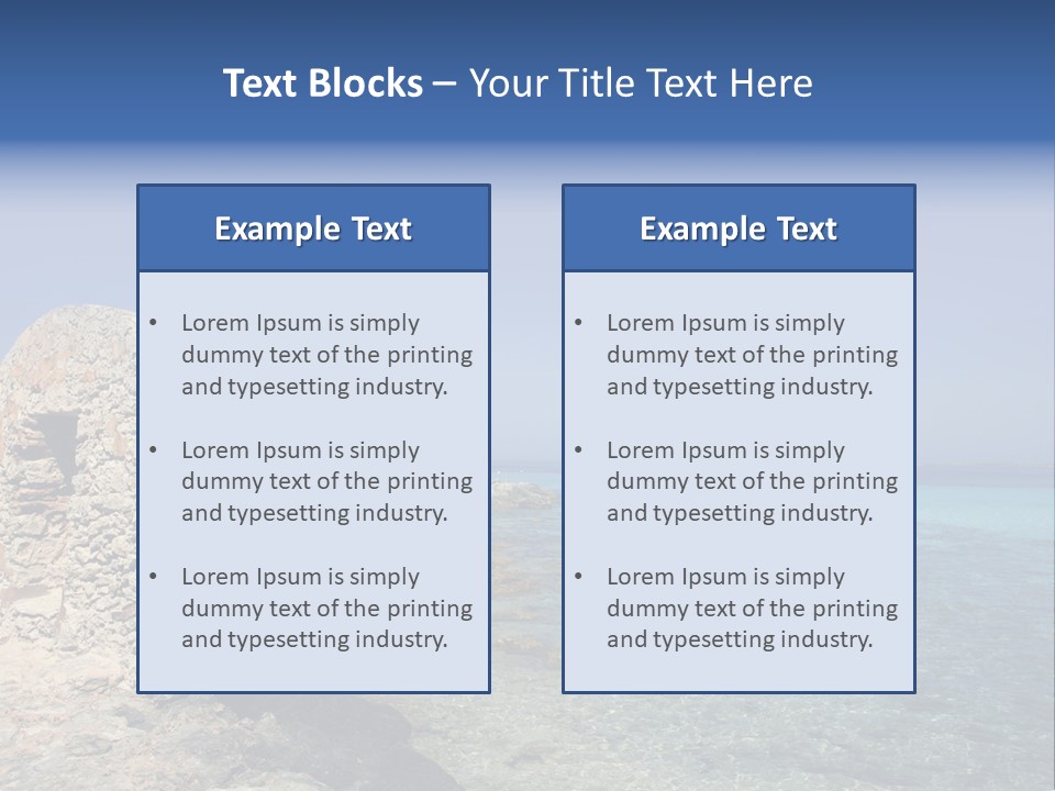 Formentera Island Near Ibiza In Mediterranean Spain Summer PowerPoint Template
