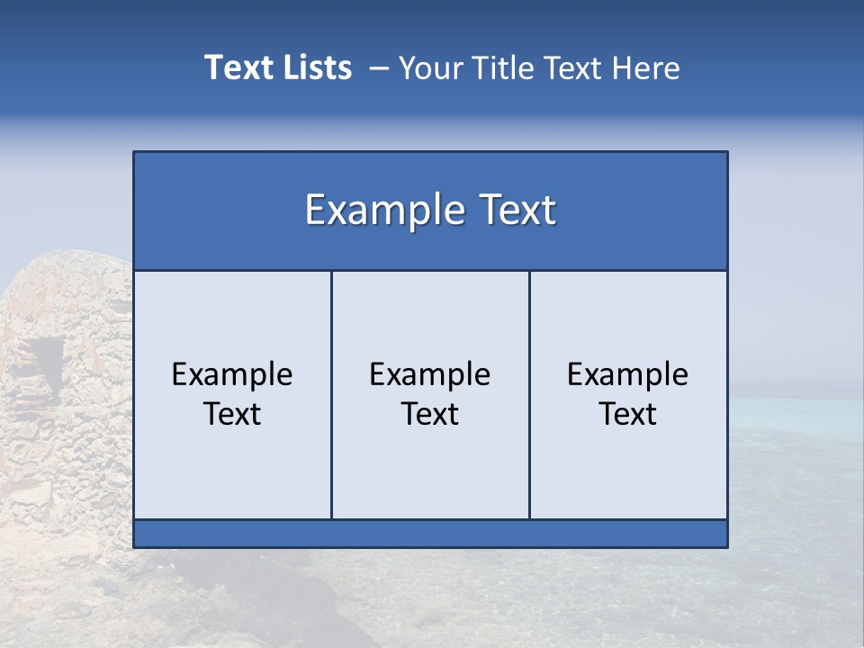 Formentera Island Near Ibiza In Mediterranean Spain Summer PowerPoint Template