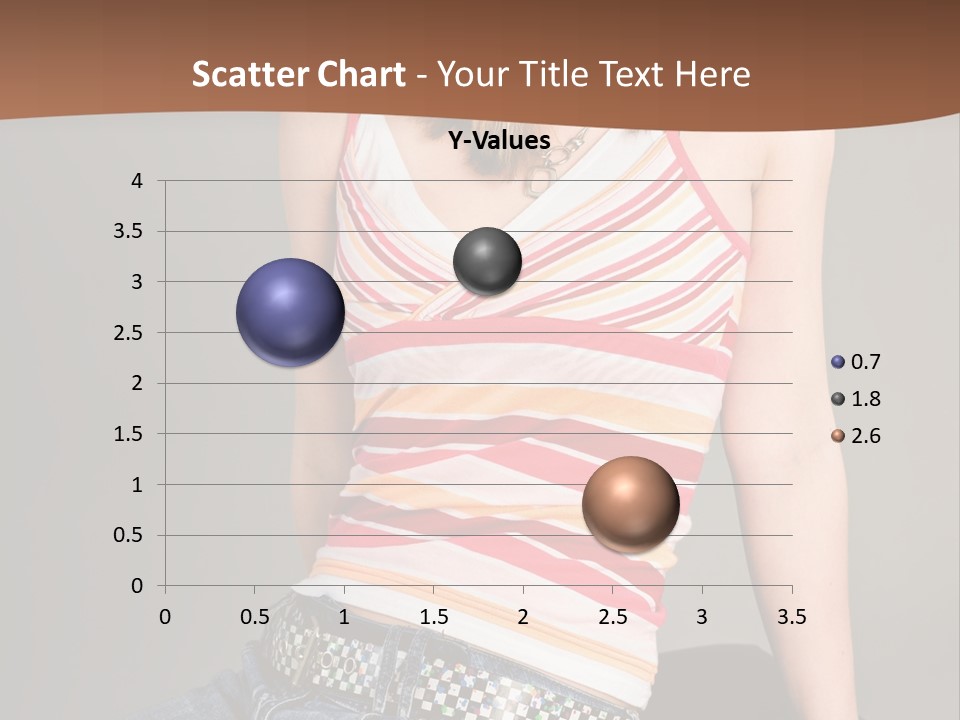 Relaxing In Studio Teen Girl PowerPoint Template