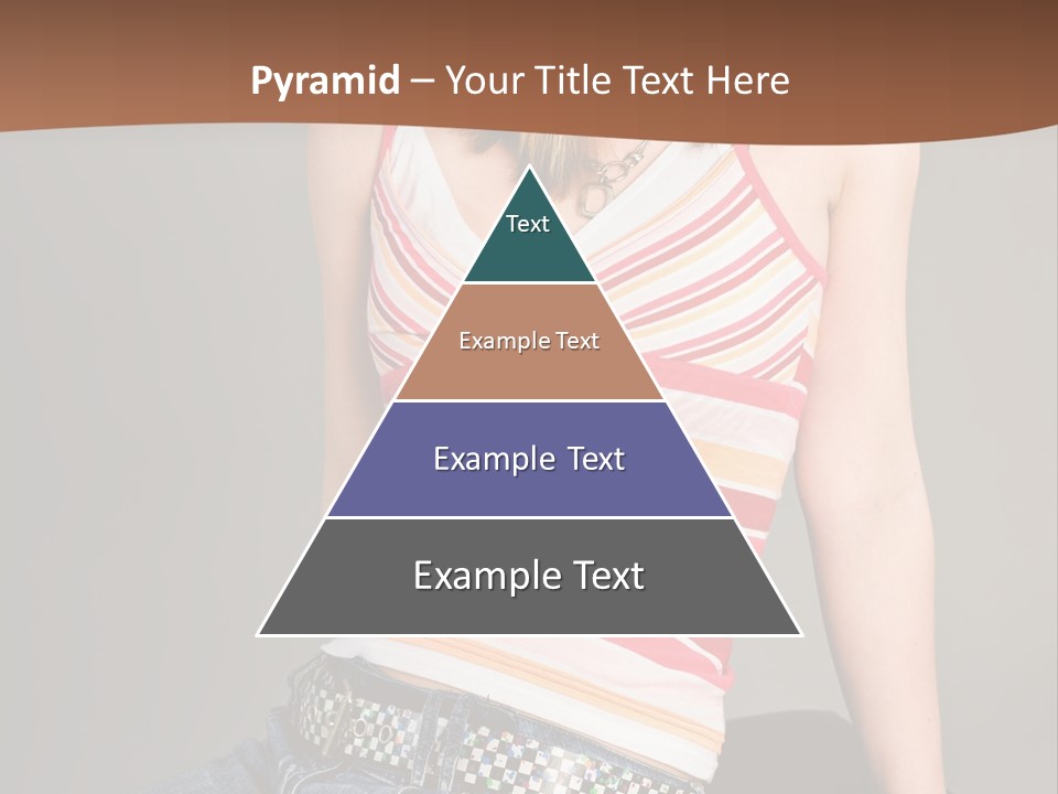 Relaxing In Studio Teen Girl PowerPoint Template