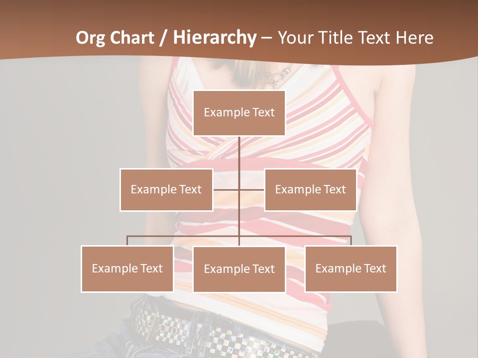 Relaxing In Studio Teen Girl PowerPoint Template