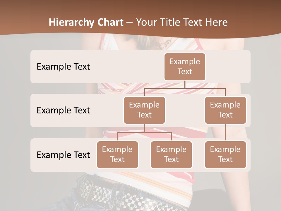 Relaxing In Studio Teen Girl PowerPoint Template