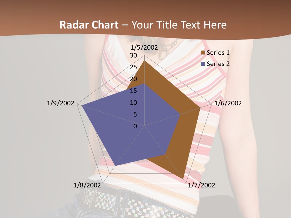 Relaxing In Studio Teen Girl PowerPoint Template