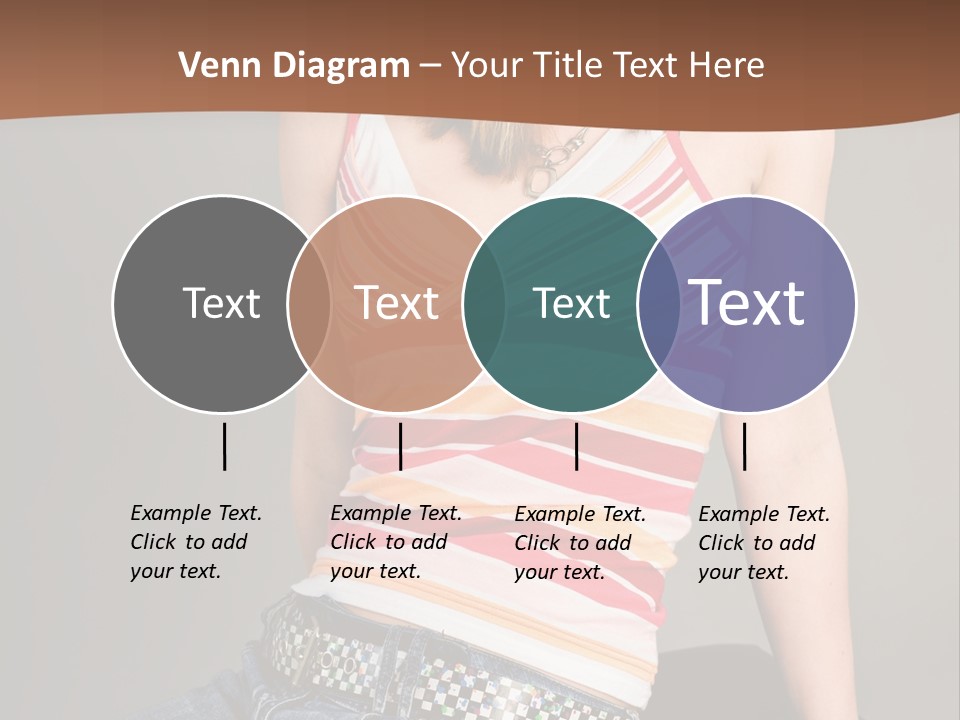 Relaxing In Studio Teen Girl PowerPoint Template