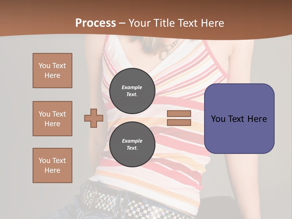 Relaxing In Studio Teen Girl PowerPoint Template