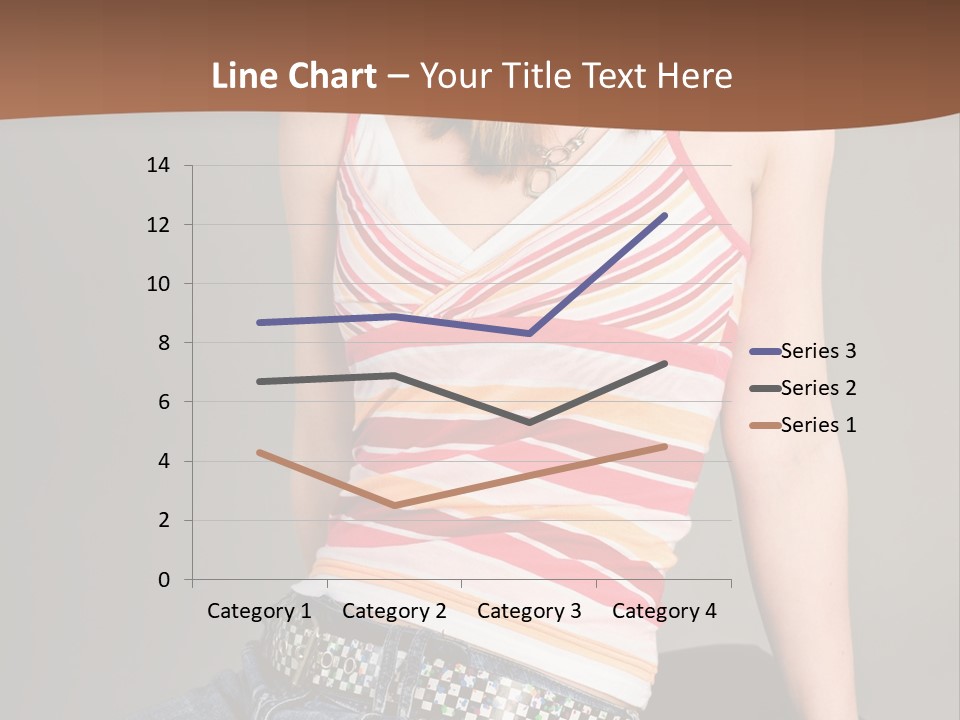 Relaxing In Studio Teen Girl PowerPoint Template