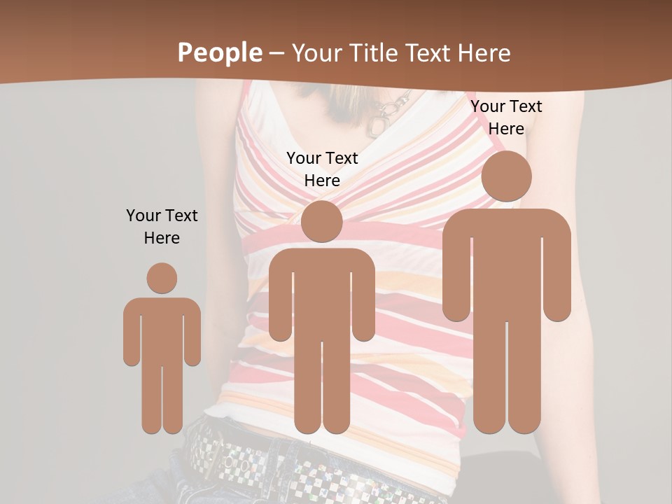 Relaxing In Studio Teen Girl PowerPoint Template