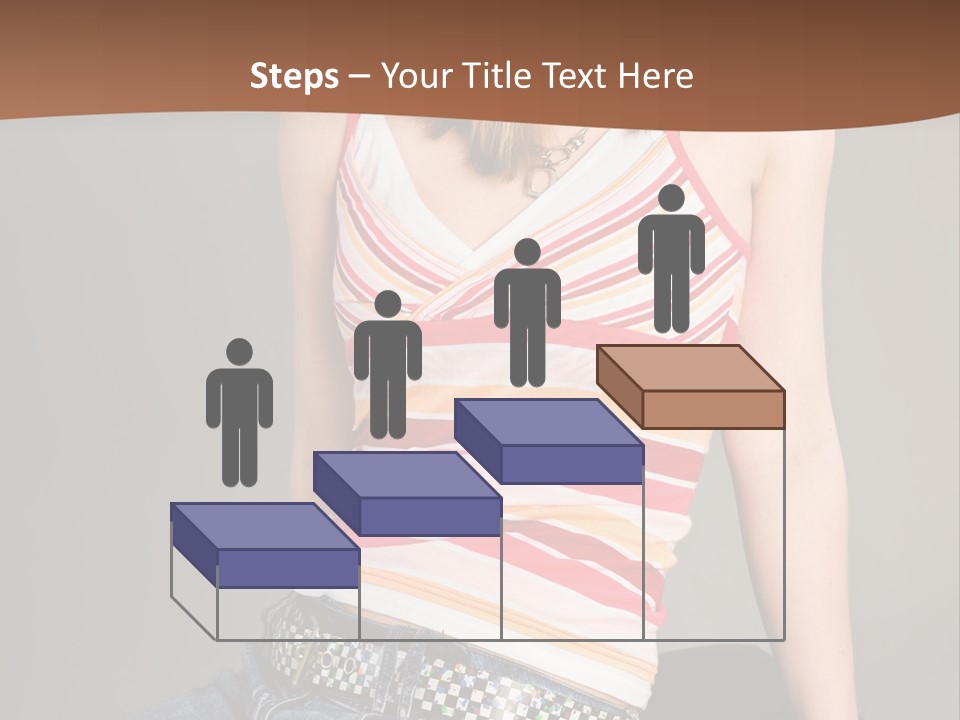 Relaxing In Studio Teen Girl PowerPoint Template