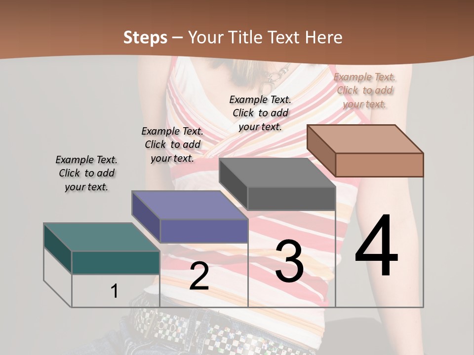 Relaxing In Studio Teen Girl PowerPoint Template