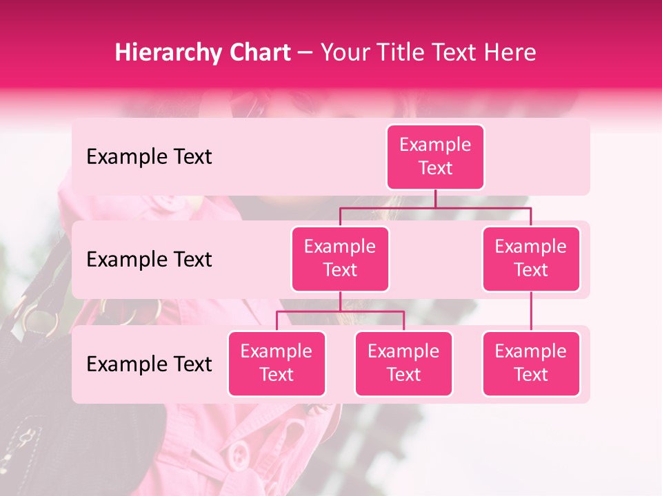 Beautiful Young Brunette Woman Talking On The Cellphone Outdoor PowerPoint Template