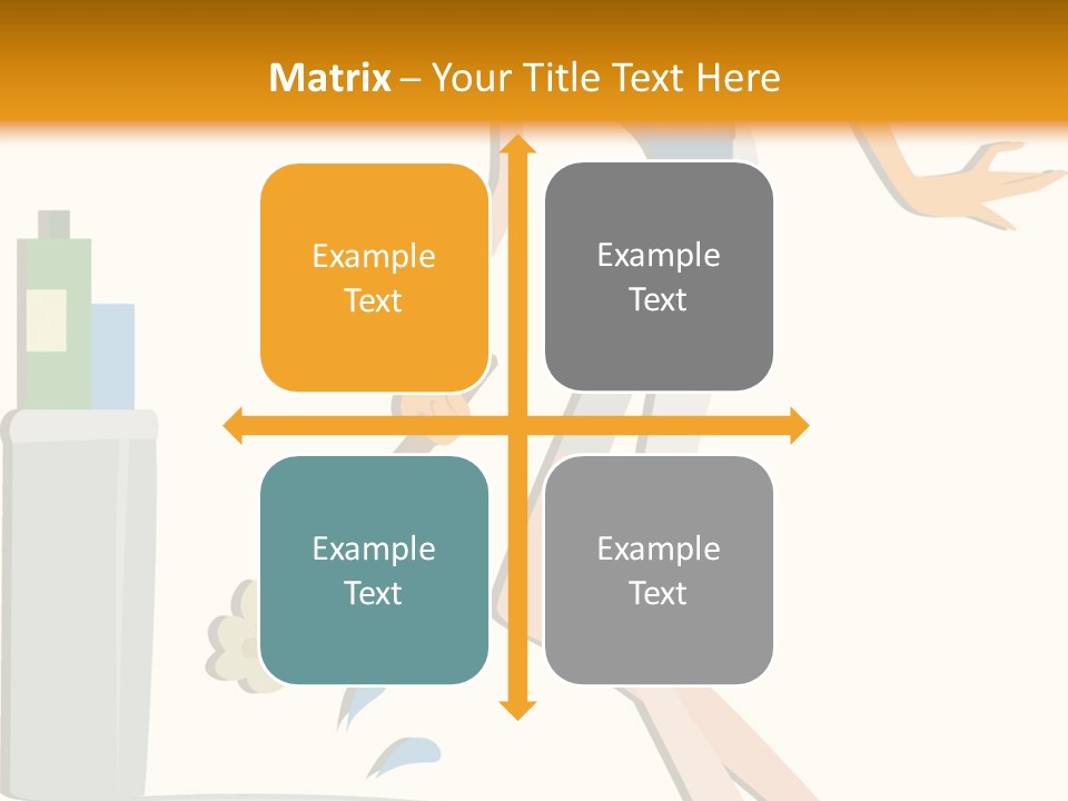 Cleaning Toilet Bowl - Vector Stock Vector Illustration: PowerPoint Template