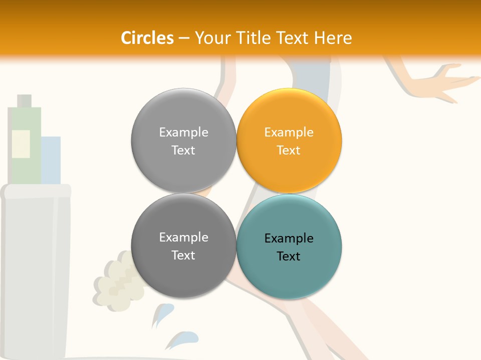 Cleaning Toilet Bowl - Vector Stock Vector Illustration: PowerPoint Template