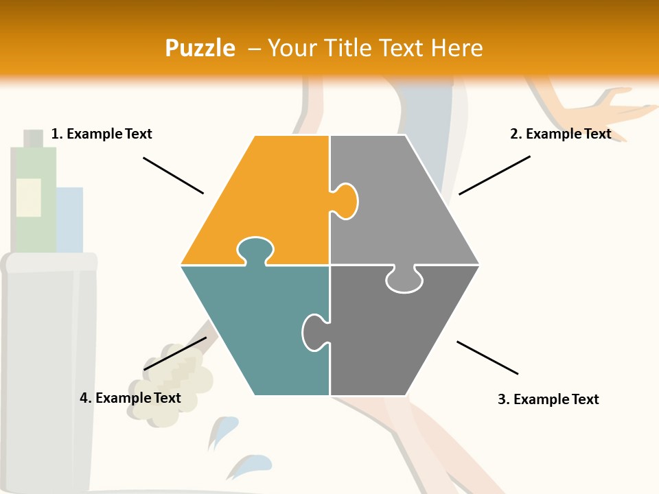 Cleaning Toilet Bowl - Vector Stock Vector Illustration: PowerPoint Template