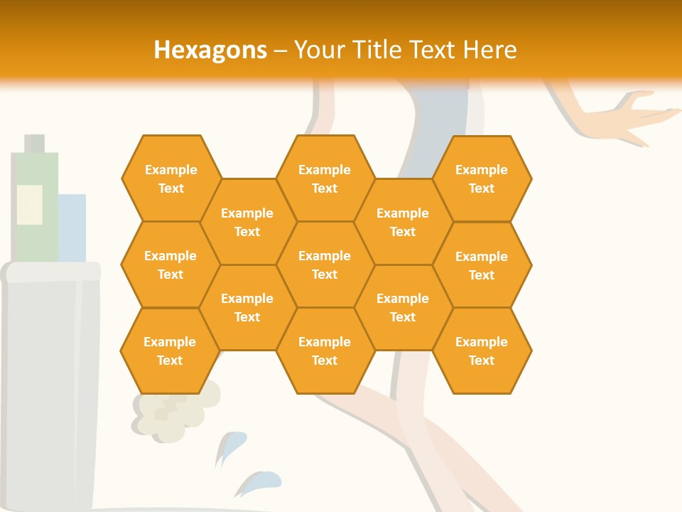 Cleaning Toilet Bowl - Vector Stock Vector Illustration: PowerPoint Template