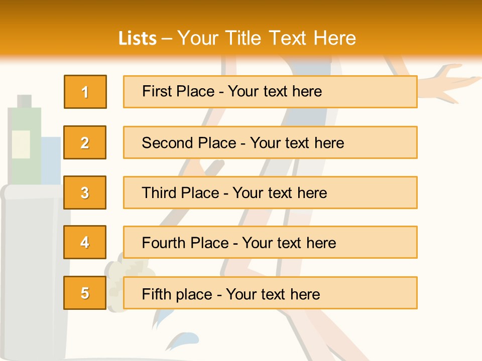 Cleaning Toilet Bowl - Vector Stock Vector Illustration: PowerPoint Template