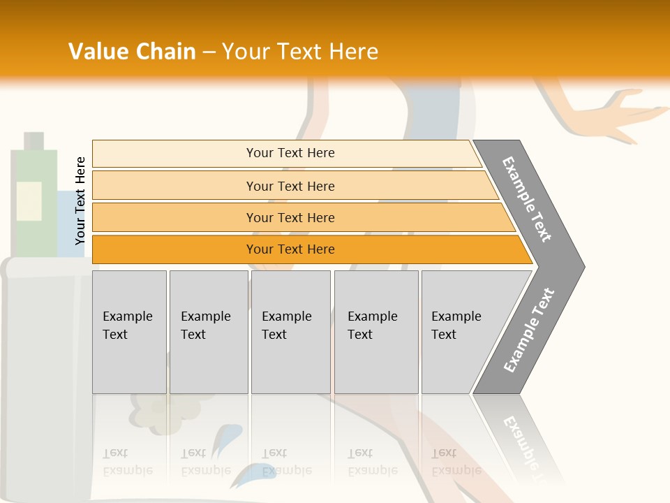 Cleaning Toilet Bowl - Vector Stock Vector Illustration: PowerPoint Template