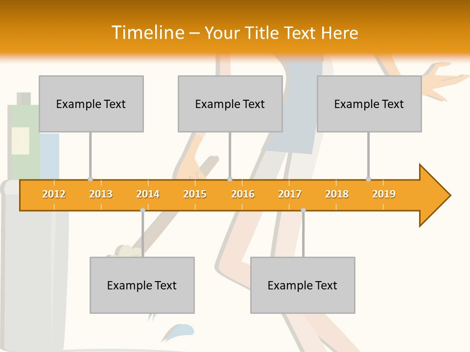 Cleaning Toilet Bowl - Vector Stock Vector Illustration: PowerPoint Template