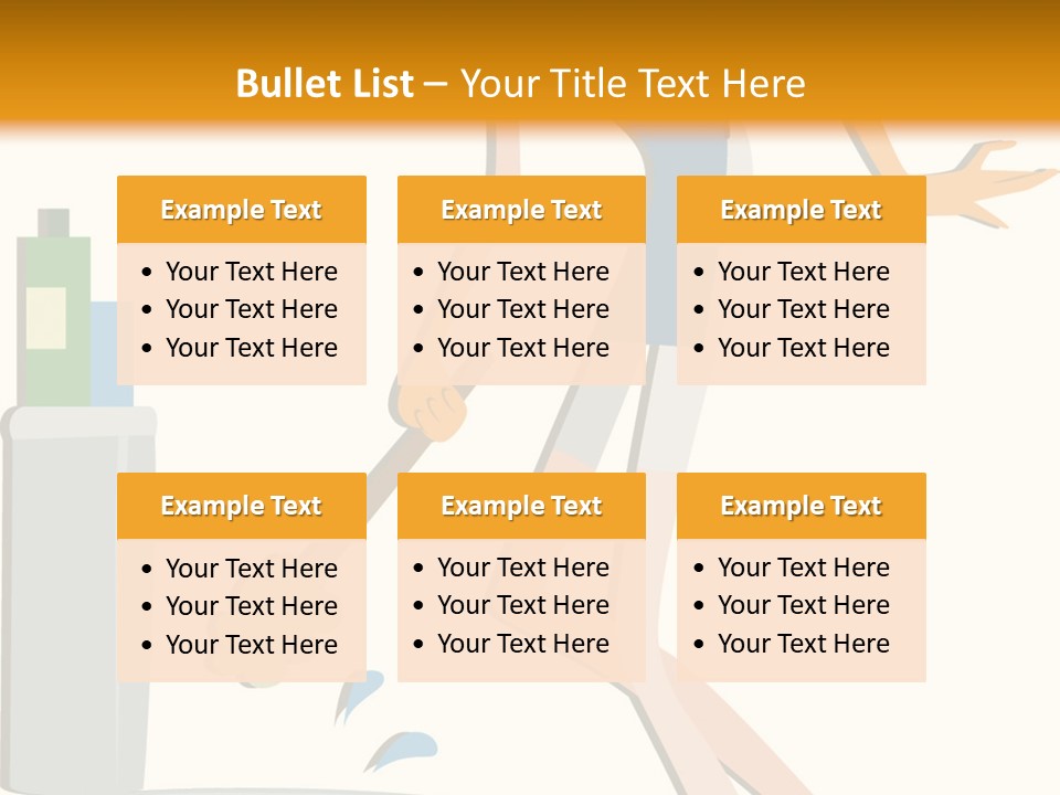Cleaning Toilet Bowl - Vector Stock Vector Illustration: PowerPoint Template