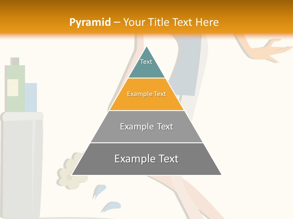 Cleaning Toilet Bowl - Vector Stock Vector Illustration: PowerPoint Template