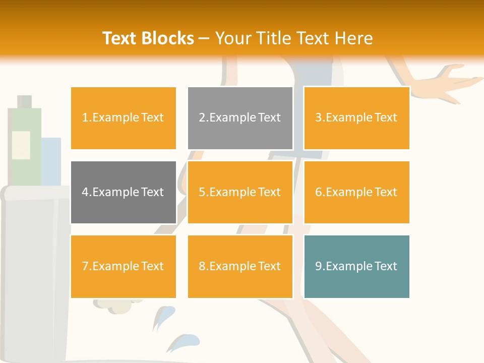 Cleaning Toilet Bowl - Vector Stock Vector Illustration: PowerPoint Template