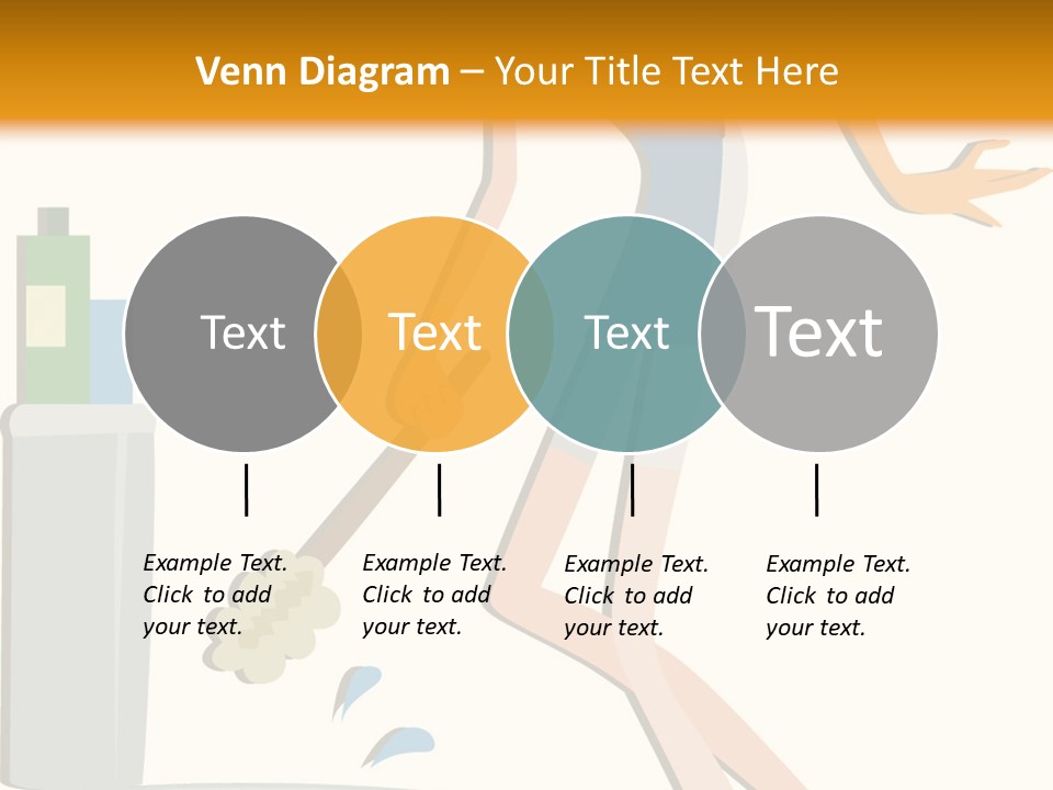 Cleaning Toilet Bowl - Vector Stock Vector Illustration: PowerPoint Template