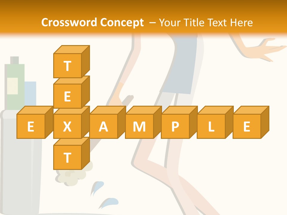 Cleaning Toilet Bowl - Vector Stock Vector Illustration: PowerPoint Template