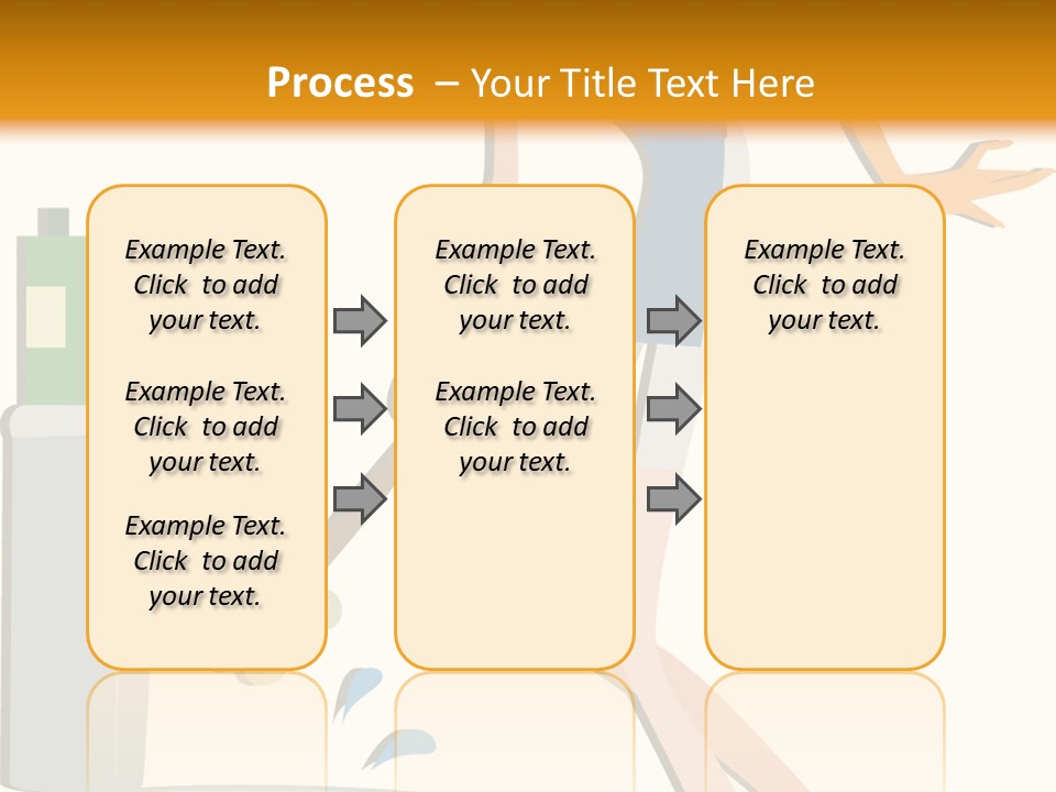 Cleaning Toilet Bowl - Vector Stock Vector Illustration: PowerPoint Template