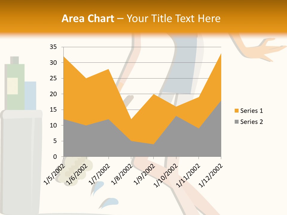 Cleaning Toilet Bowl - Vector Stock Vector Illustration: PowerPoint Template