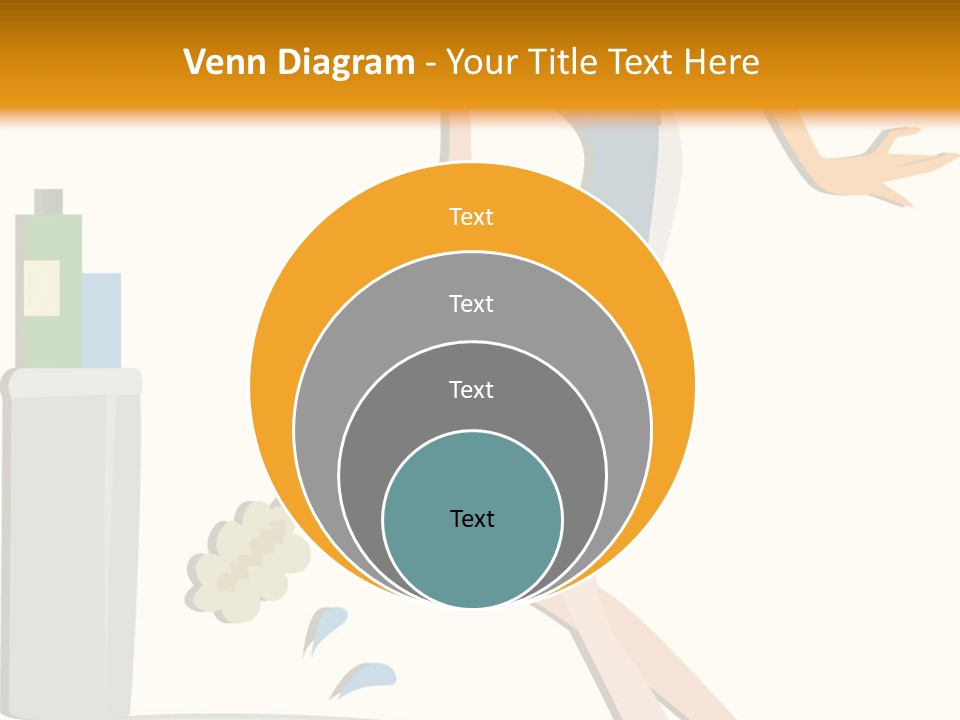 Cleaning Toilet Bowl - Vector Stock Vector Illustration: PowerPoint Template